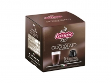 Кофе в капсулах Carraro Cioccolato (Караро Чоколато), упаковка 16 капсул, формат Dolce Gusto (Дольче Густо)